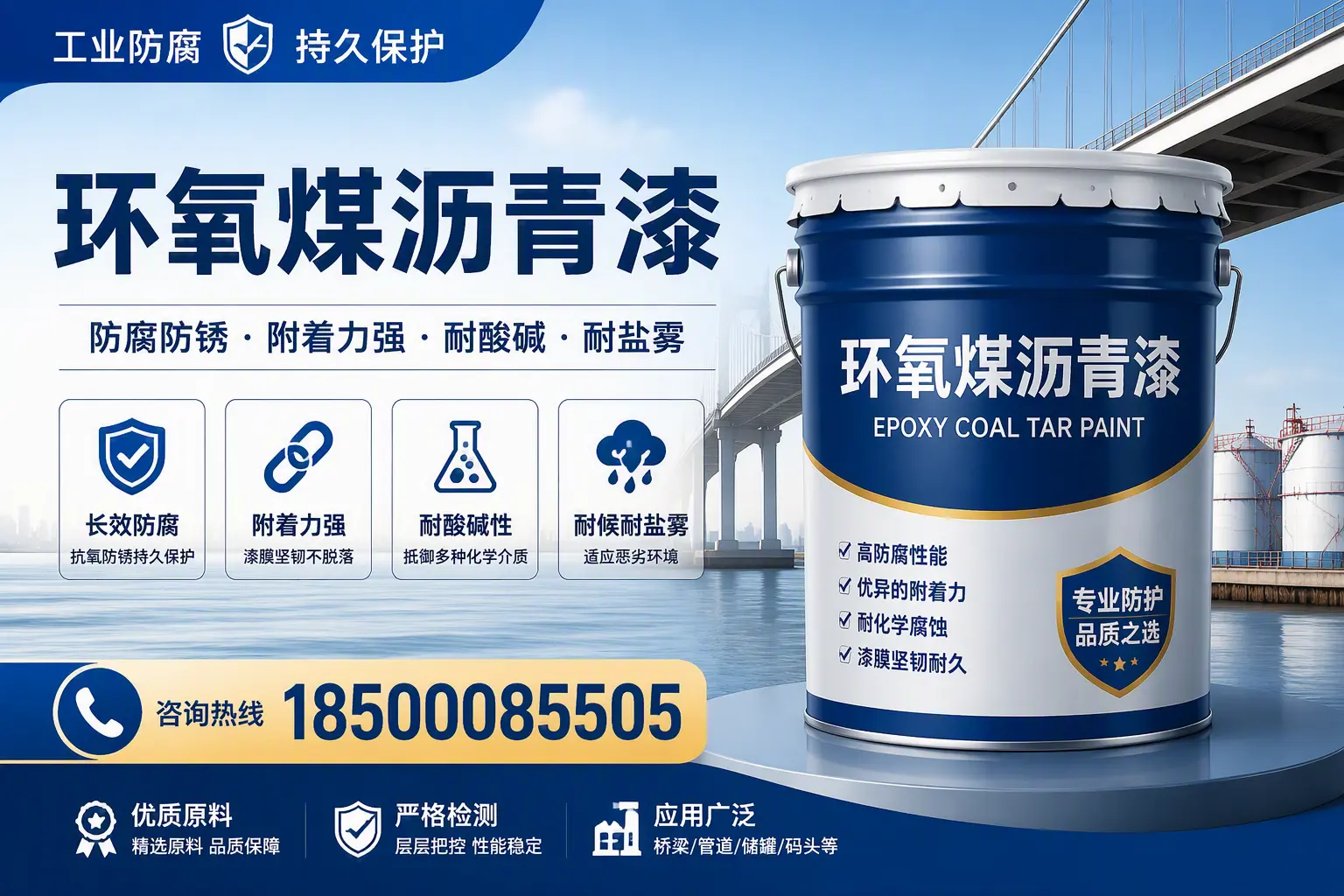 如何选择高品质环氧煤沥青漆？上海用户的选型指南
